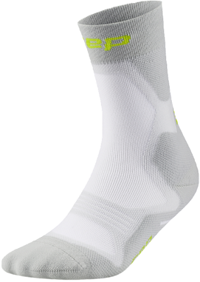 Носки CEP CT105U Core Run Cushion Mid Cut Grey - Фото 1 большая