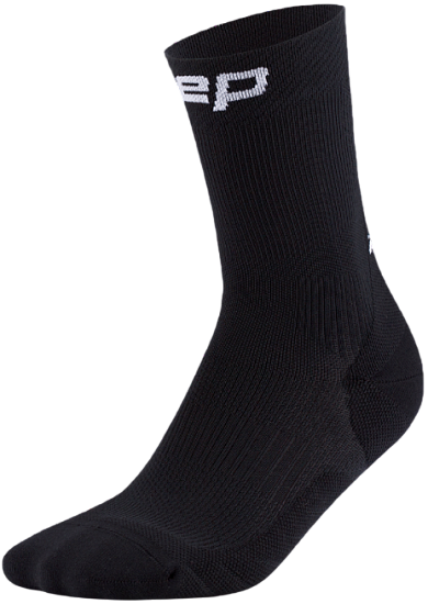 Носки мужские CEP C105M Core Run Mid Cut 5.0 Black - Фото 1 большая