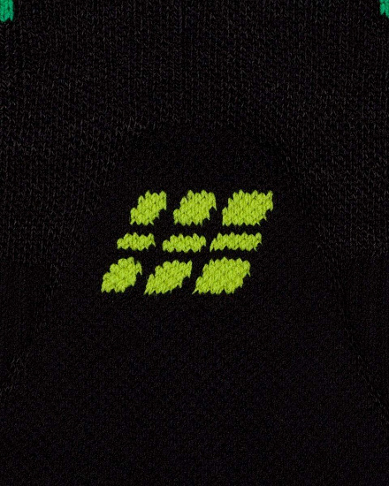 Носки мужские CEP C025M Core Run Merino Mid Cut 3.0 Black/Lime - Фото 5 большая