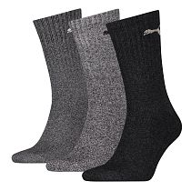 Носки Puma Crew 3P Antracite/Grey