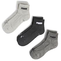 Носки Puma New Generation Cushioned Quarter 3P Greycombo