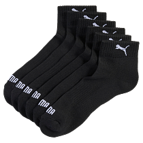 Носки Puma Cushioned Quarter 3P Black
