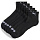 Носки Puma Cushioned Quarter 3P Black - Фото 1 малая