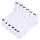 Носки Puma Cushioned Quarter 3P White - Фото 1 малая