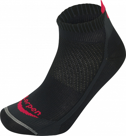 Носки мужские Lorpen T3 Running Mini Black/Red - Фото 1 большая