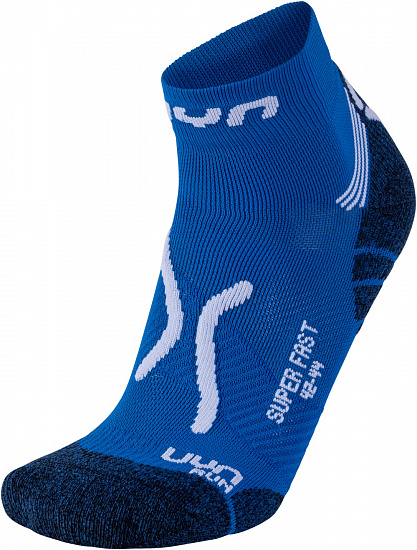 Носки мужские UYN Run Super Fast French Blue/White - Фото 1 большая