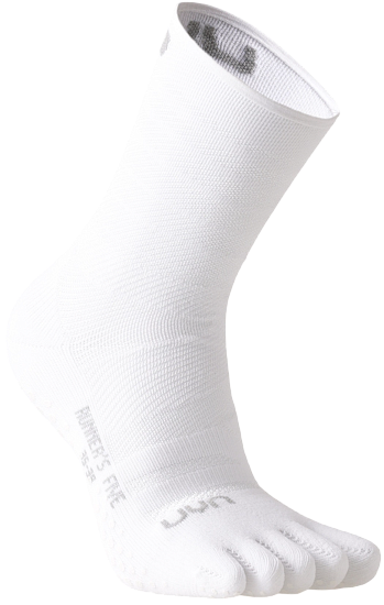 Носки UYN Runner'S Five Grip White - Фото 1 большая