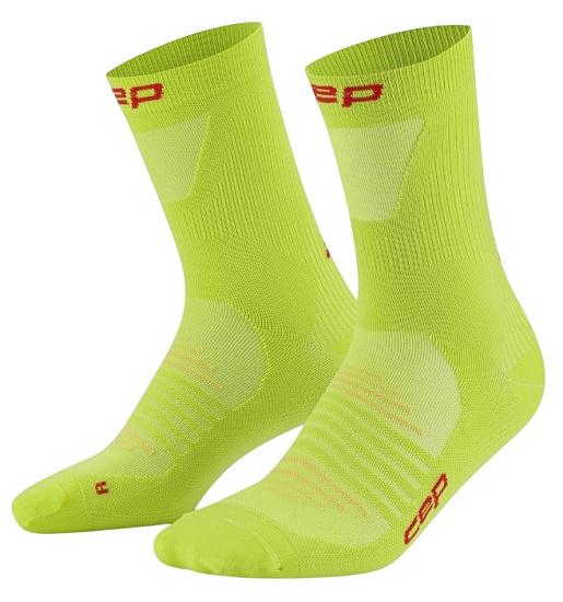 Носки женские CEP Pro C2UPW Лайм - Фото 3 большая