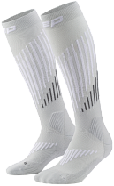 Носки женские CEP C225W Core Run Merino Tall Compression Grey/White
