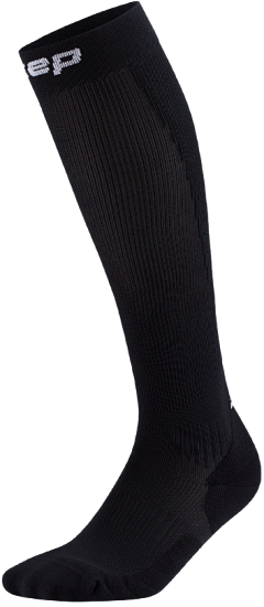 Носки женские CEP C125W Core Run Tall 5.0 Black - Фото 1 большая