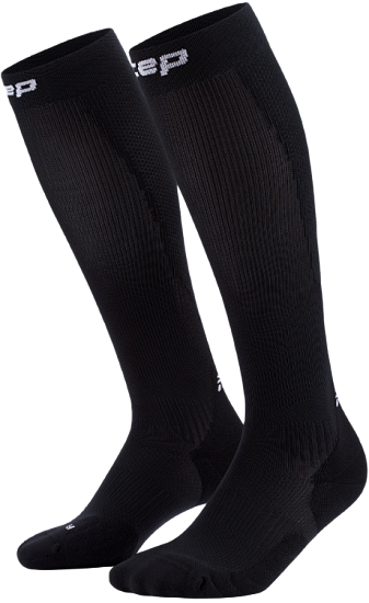 Носки женские CEP C125W Core Run Tall 5.0 Black - Фото 3 большая