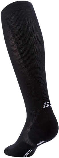 Носки мужские CEP C125M Core Run Tall 5.0 Black - Фото 2 большая