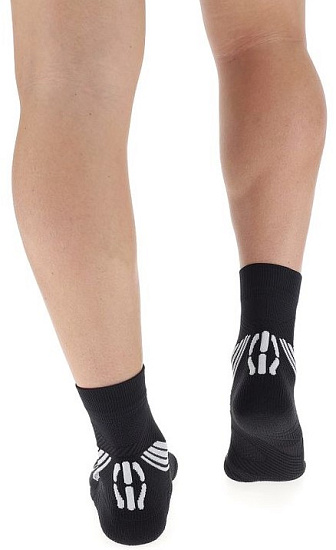Носки мужские UYN Run Trail Challenge Black/White - Фото 4 большая
