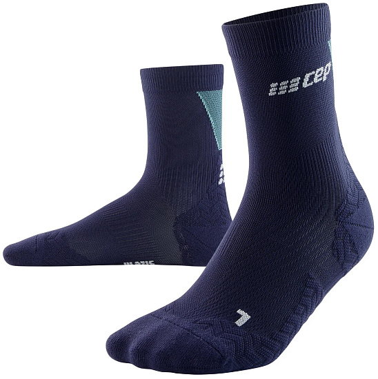 Носки мужские CEP C2UUM Ultralight Compression Mid Cut Blue/Light Blue - Фото 1 большая