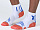 Носки X-Socks Run Expert Ankle White/Orange/Twyce Blue - Фото 3 малая