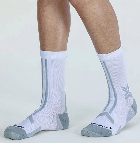 Носки X-Socks Trail Run Discover Crew Arctic White/Pearl Grey - Фото 2 большая