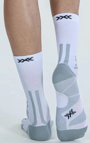 Носки X-Socks Trail Run Discover Crew Arctic White/Pearl Grey - Фото 3 большая