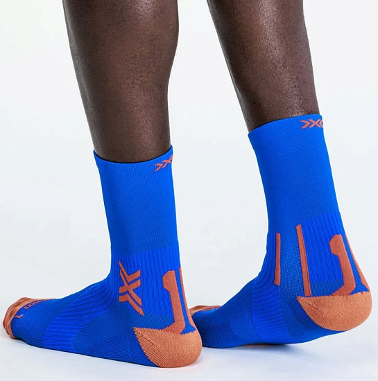 Носки X-Socks Run Perform Crew Twyce Blue/Orange - Фото 3 большая