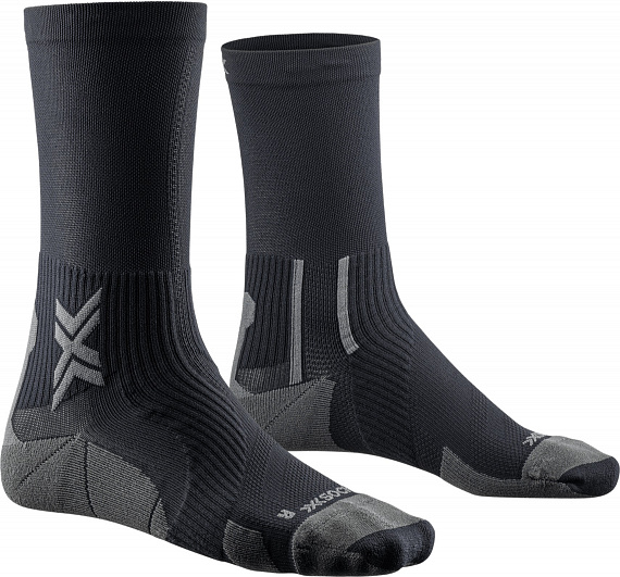 Носки X-Socks Run Perform Crew Black/Charcoal - Фото 1 большая