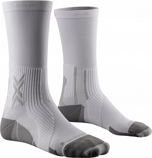 Носки X-Socks Run Perform Crew Arctic White/Pearl Grey - Фото 1 большая