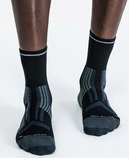 Носки X-Socks Trailrun Expert Crew Black/Charcoal - Фото 3 большая