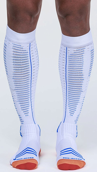 Носки X-Socks Run Expert Effektor Otc White/Orange/Twyce Blue - Фото 4 большая