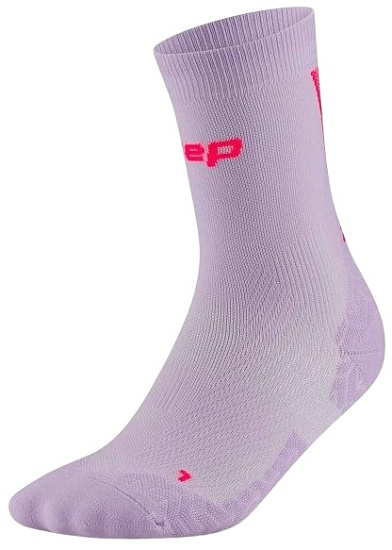 Носки женские CEP C2UUW Run Ultralight Mid Cut 4.0 Lilac/Pink - Фото 1 большая