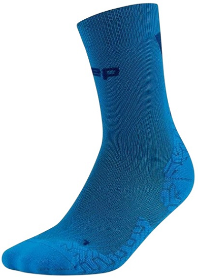 Носки мужские CEP C2UUM Run Ultralight Mid Cut 4.0 Blue/Dark Blue - Фото 1 большая
