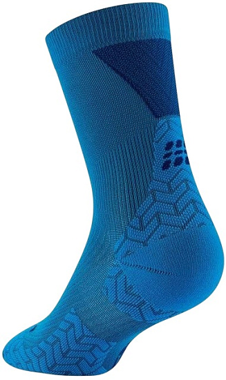 Носки мужские CEP C2UUM Run Ultralight Mid Cut 4.0 Blue/Dark Blue - Фото 2 большая