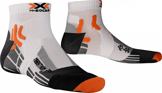 Носки X-Socks Marathon White/Black - Фото 1 большая