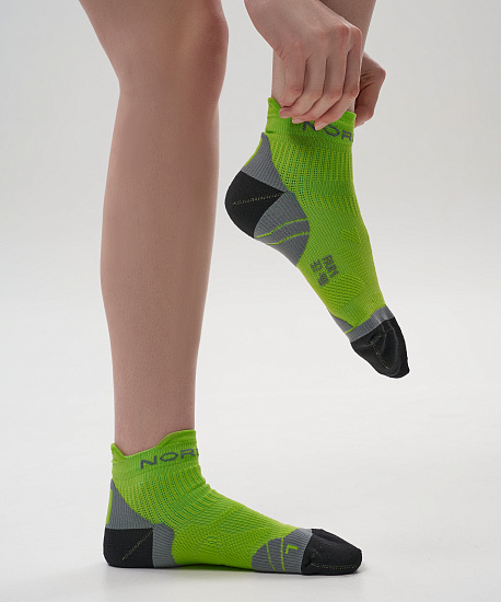 Носки Nordski Performance Lime/Grey - Фото 5 большая