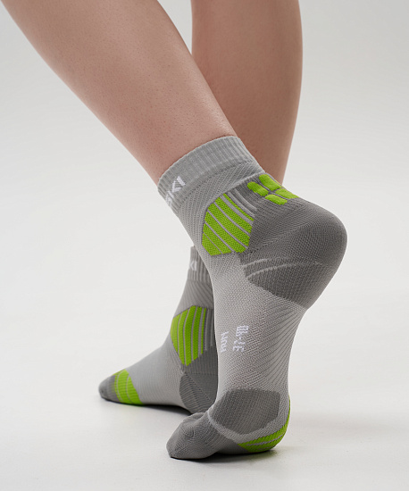Носки Nordski Pro 2.0 Grey/Lime - Фото 3 большая