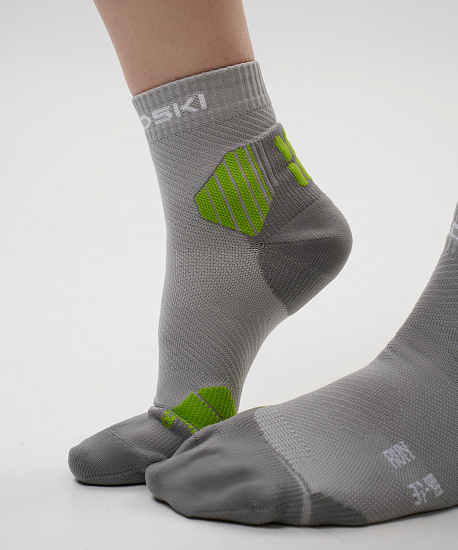 Носки Nordski Pro 2.0 Grey/Lime - Фото 4 большая