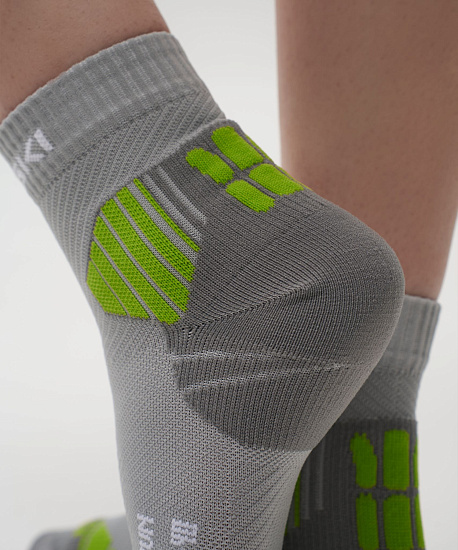 Носки Nordski Pro 2.0 Grey/Lime - Фото 6 большая