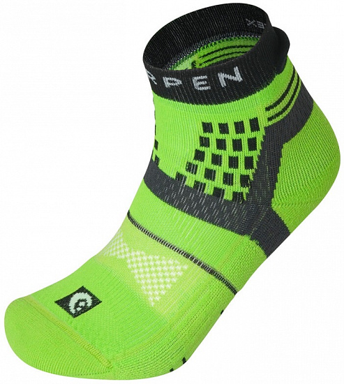 Носки мужские Lorpen Trail Running Padded Eco X3TPС Bright Green - Фото 1 большая