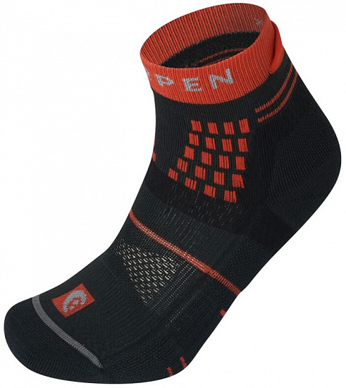 Носки мужские Lorpen Trail Running Padded Eco X3TPС Anthracite/Orange - Фото 1 большая