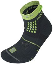 Носки женские Lorpen Trail Running Padded Eco X3TPWC Anthracite/Green