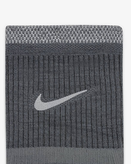Носки Nike Spark Wool Ancle Grey/Dark Smoke Grey/Black/Reflect Silver - Фото 4 большая