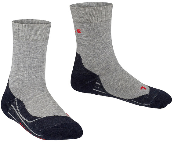 Носки детские Falke RU4 Running Light Grey - Фото 5 большая