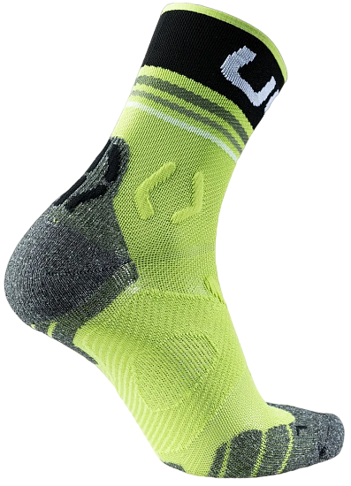 Носки мужские UYN Runner'S One Short Lime/Black - Фото 5 большая