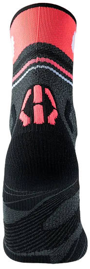Носки женские UYN Runner'S One Short Grey Melange/Pink - Фото 4 большая