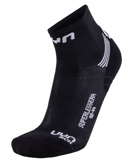Носки мужские UYN Run Superleggera Black/Pearl Grey - Фото 1 большая
