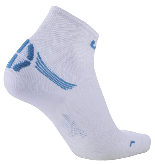Носки женские UYN Run Superleggera White/Turquoise - Фото 2 большая