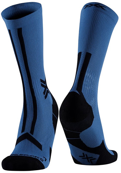Носки мужские X-Socks Trailrun Discover Crew Mineral Blue/X Black - Фото 1 большая