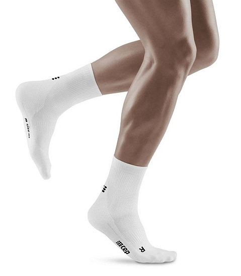 Носки мужские CEP C102CM Classic Compression Mid Cut White - Фото 2 большая