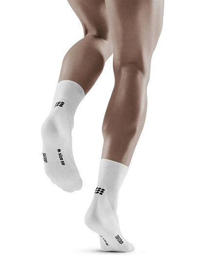 Носки мужские CEP C102CM Classic Compression Mid Cut White - Фото 3 большая