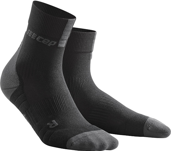 Носки женские CEP C103W Compression Short 3.0 Black/Dark Grey - Фото 1 большая