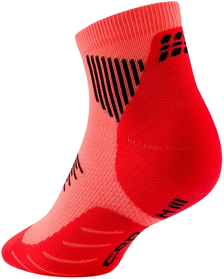 Носки мужские CEP C095M Core Run Low Cut 5.0 Neon Coral - Фото 2 большая