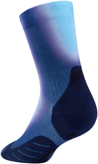Носки мужские CEP C10EM Core Run Edt. Gradient Mid Cut 5.0 Blue - Фото 2 большая