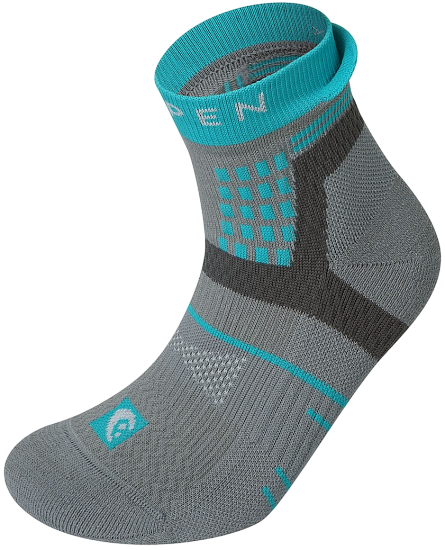 Носки женские Lorpen Trail Running Padded Eco X3TPWC Grey/Jade - Фото 1 большая